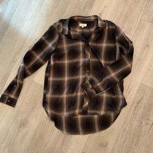 NWT thread & supply lightweight flannel - small